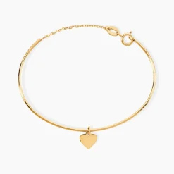 Marc Orian Bracelets Or|Bracelets Enfants > Bracelet Jonc Ida Coeur Or Jaune