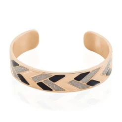 Bracelet Jonc Imagine Charlene Acier Rose