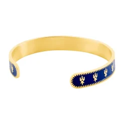 IMAGINE Bracelets Acier Inoxydable|Bracelets Joncs > Bracelet Jonc Marion Acier Jaune