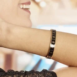 IMAGINE Bracelets Acier Inoxydable|Bracelets Joncs > Bracelet Jonc Murielle Acier Jaune