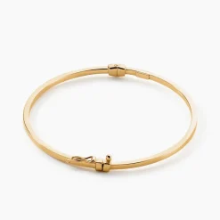 Marc Orian Bracelets Or|Bracelets Joncs > Bracelet Jonc Loise Fil Carre Lisse Or Jaune