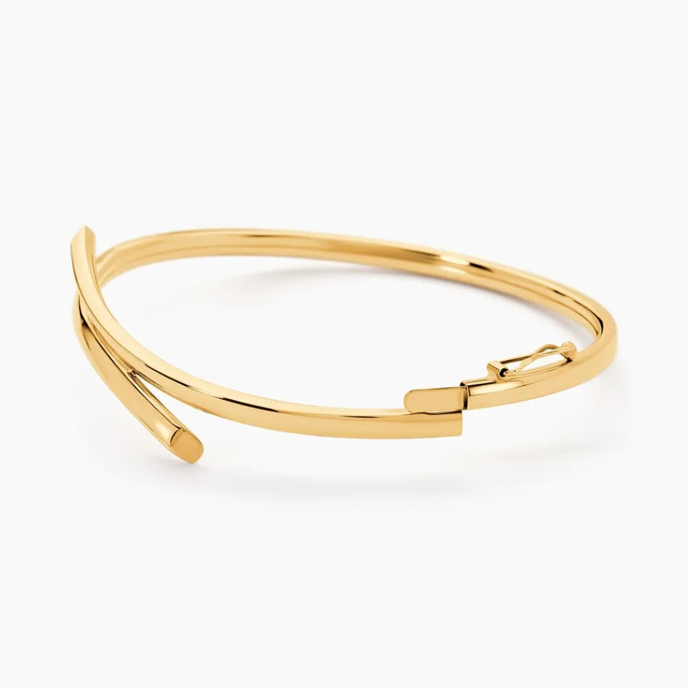 Marc Orian Bracelets Or|Bracelets Joncs > Bracelet Jonc Loise Flexible Or Jaune