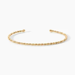 Bracelet Jonc Lou Plaqué Or Jaune