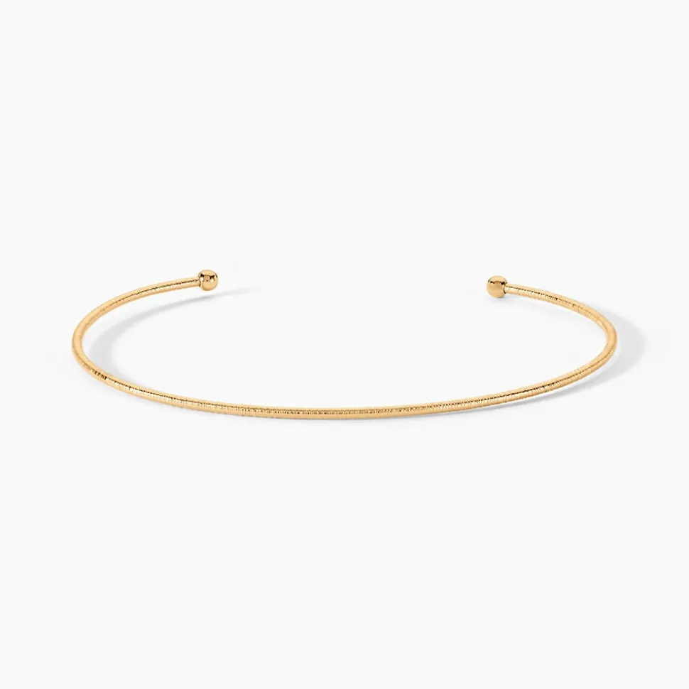 Bracelet Jonc Lou Plaqué Or Jaune