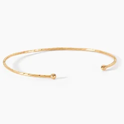 Bracelet Jonc Lou Plaqué Or Jaune
