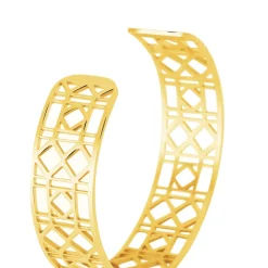 IMAGINE Bracelets Acier Inoxydable|Bracelets Joncs > Bracelet Jonc Luyanna Acier Jaune