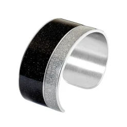 Bracelet Jonc Marie-adelaide Acier Blanc