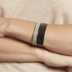 Bracelet Jonc Marie-adelaide Acier Blanc