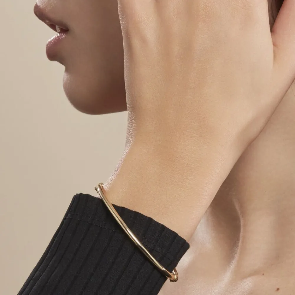 Marc Orian Bracelets Or|Bracelets Joncs > Bracelet Jonc Or Jaune Cynthia