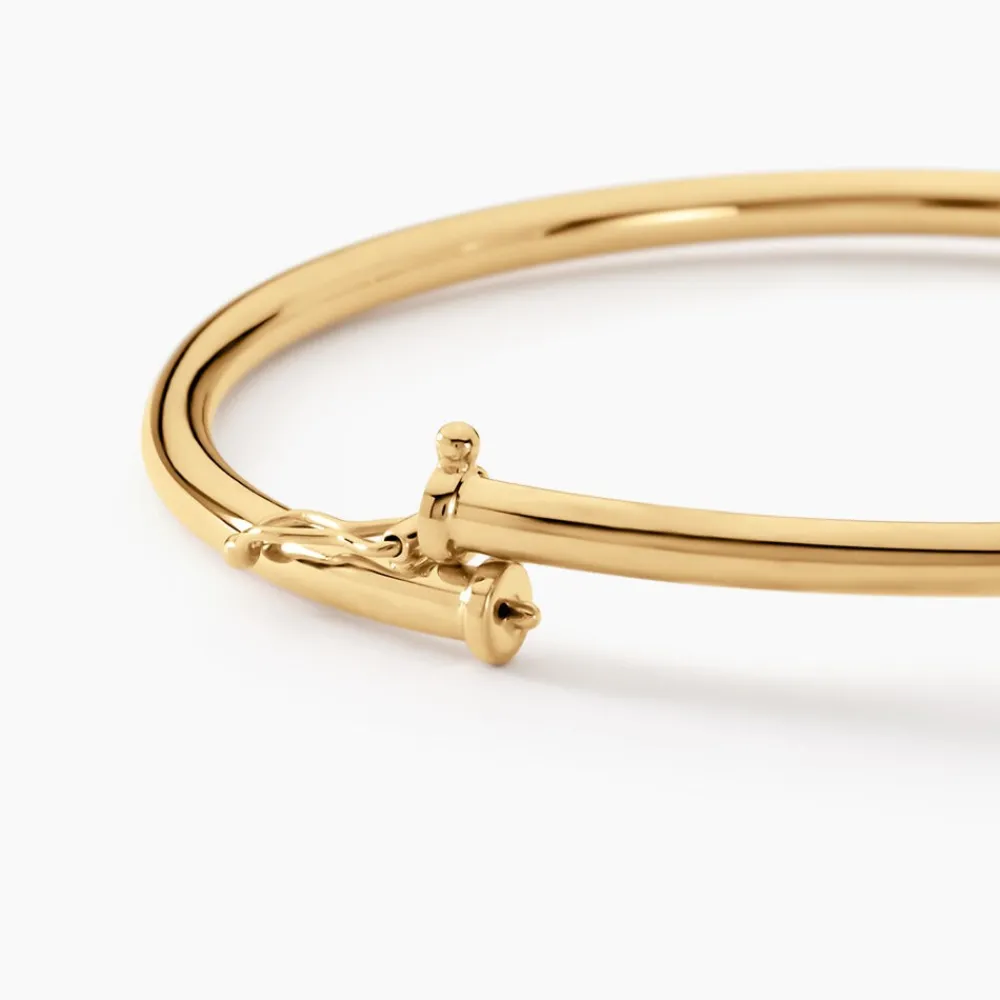 Marc Orian Bracelets Or|Bracelets Joncs > Bracelet Jonc Or Jaune Cynthia