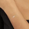Marc Orian Bracelets Or|Bijoux Or > Bracelet Jonc Rosalin Blanc Diamant Blanc