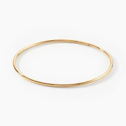 Marc Orian Bracelets Or|Bracelets Homme > Bracelet Jonc Xylina Fil Rond Lisse Or Jaune