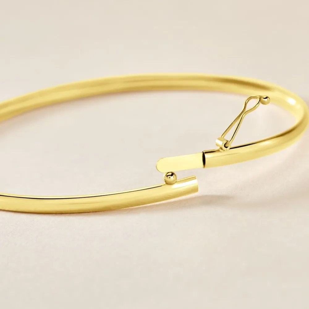 Marc Orian Bracelets Or|Bracelets Joncs > Bracelet Jonc Yuriy Fil Flexible Or Jaune