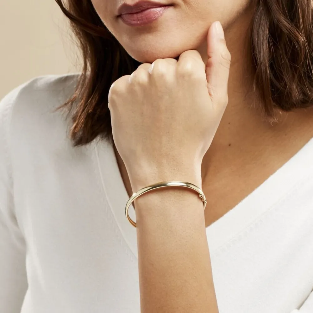 Marc Orian Bracelets Or|Bracelets Joncs > Bracelet Jonc Yuriy Fil Flexible Or Jaune