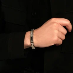 JOURDAN Bracelets Homme|Bracelets Acier Inoxydable > Bracelet Acier Blanc