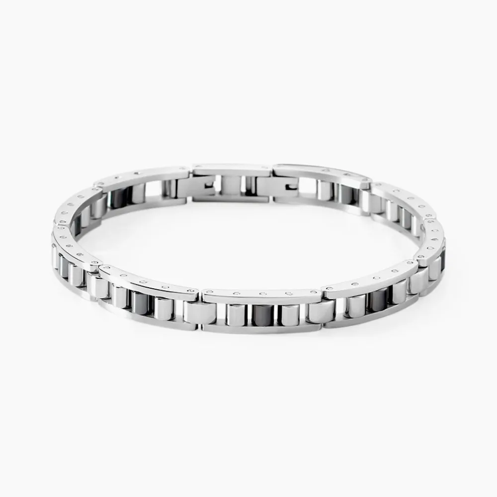 JOURDAN Bracelets Homme|Bracelets Acier Inoxydable > Bracelet Acier Blanc