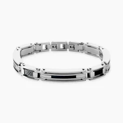 JOURDAN Bracelets Homme|Bracelets Acier Inoxydable > Bracelet Acier Blanc