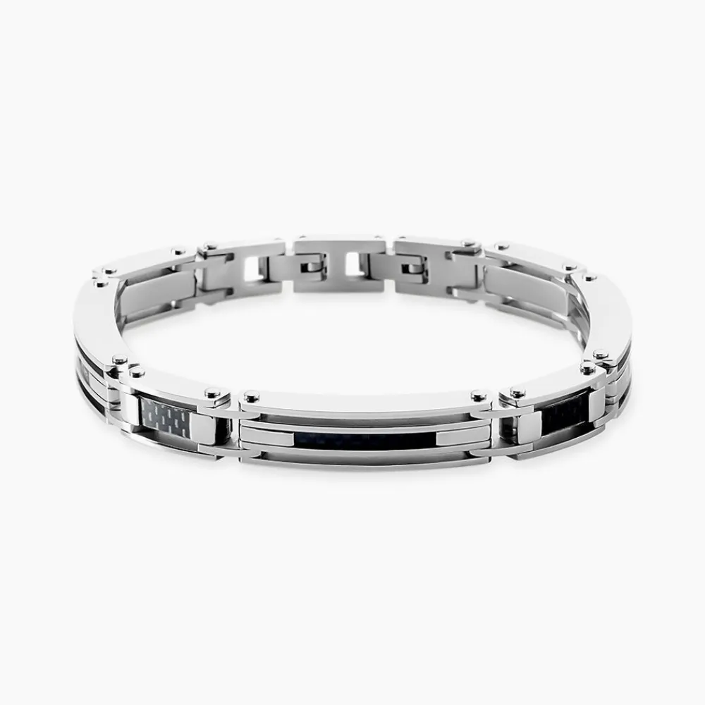 JOURDAN Bracelets Homme|Bracelets Acier Inoxydable > Bracelet Acier Blanc