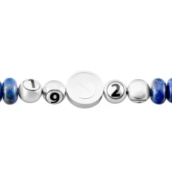 JOURDAN Bracelets Homme|Bracelets Acier Inoxydable > Bracelet 1921 Acier Blanc œil De Tigre