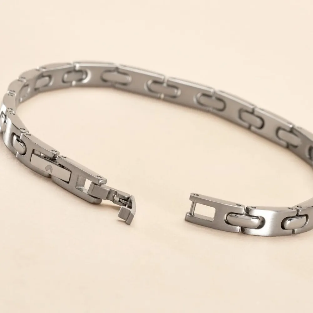 JOURDAN Bracelets Homme|Bracelets Acier Inoxydable > Bracelet Acier Gris
