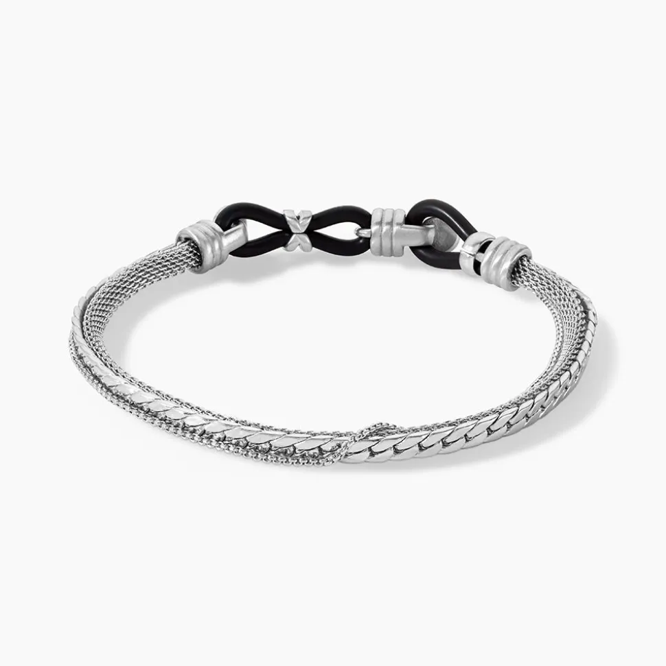 Bracelet Jourdan Arpad Acier Argenté