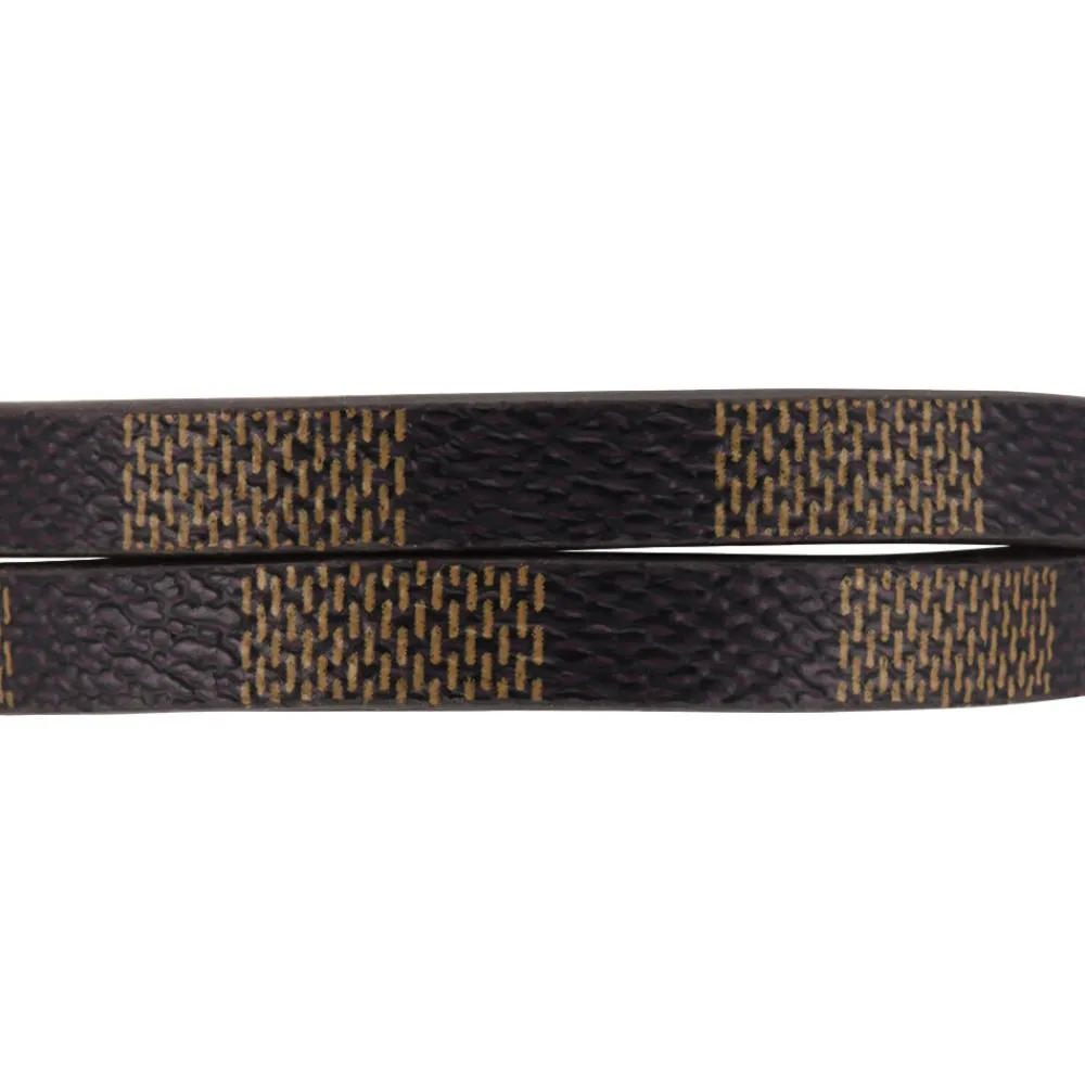 JOURDAN Bracelets Cuir|Bracelets Homme > Bracelet Chicago Cuir Noir Et Marron