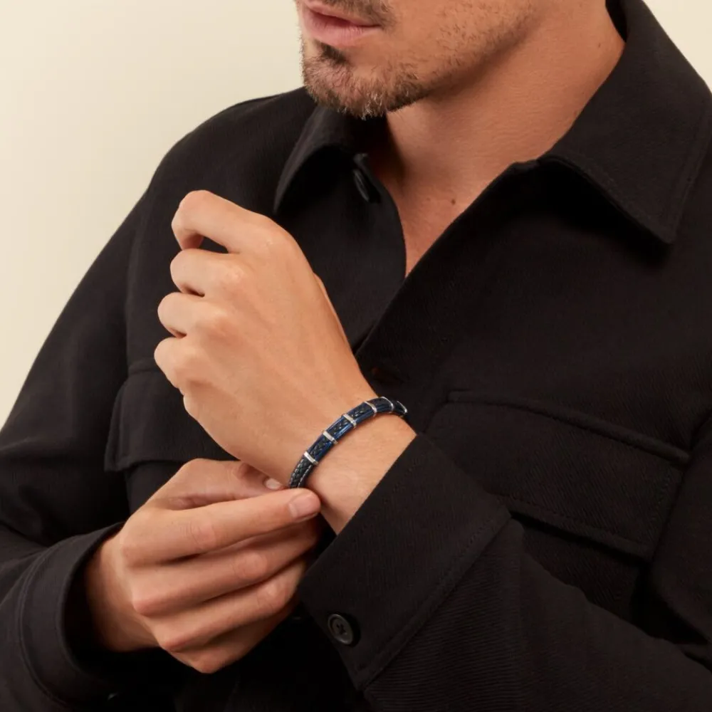 JOURDAN Bracelets Cuir|Bracelets Homme > Bracelet Cuir Noir