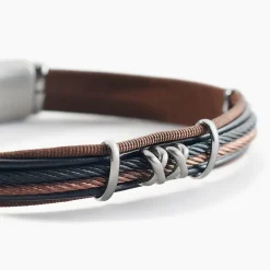 JOURDAN Bracelets Cuir|Bracelets Homme > Bracelet Daividh Cuir