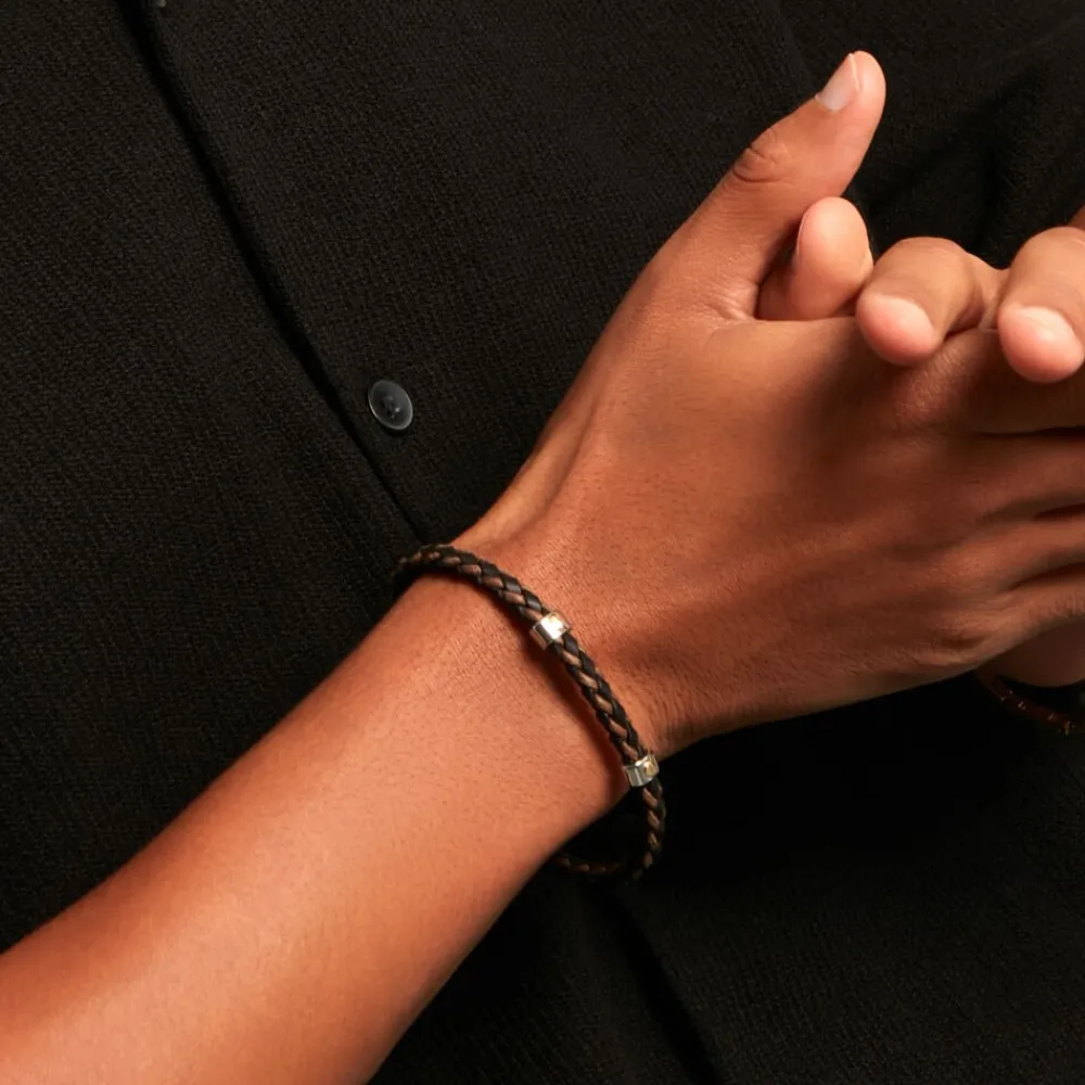 JOURDAN Bracelets Cuir|Bracelets Homme > Bracelet Dermot Cuir