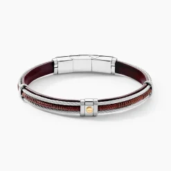 JOURDAN Bracelets Homme|Bracelets Acier Inoxydable > Bracelet Egra Acier Bicolore
