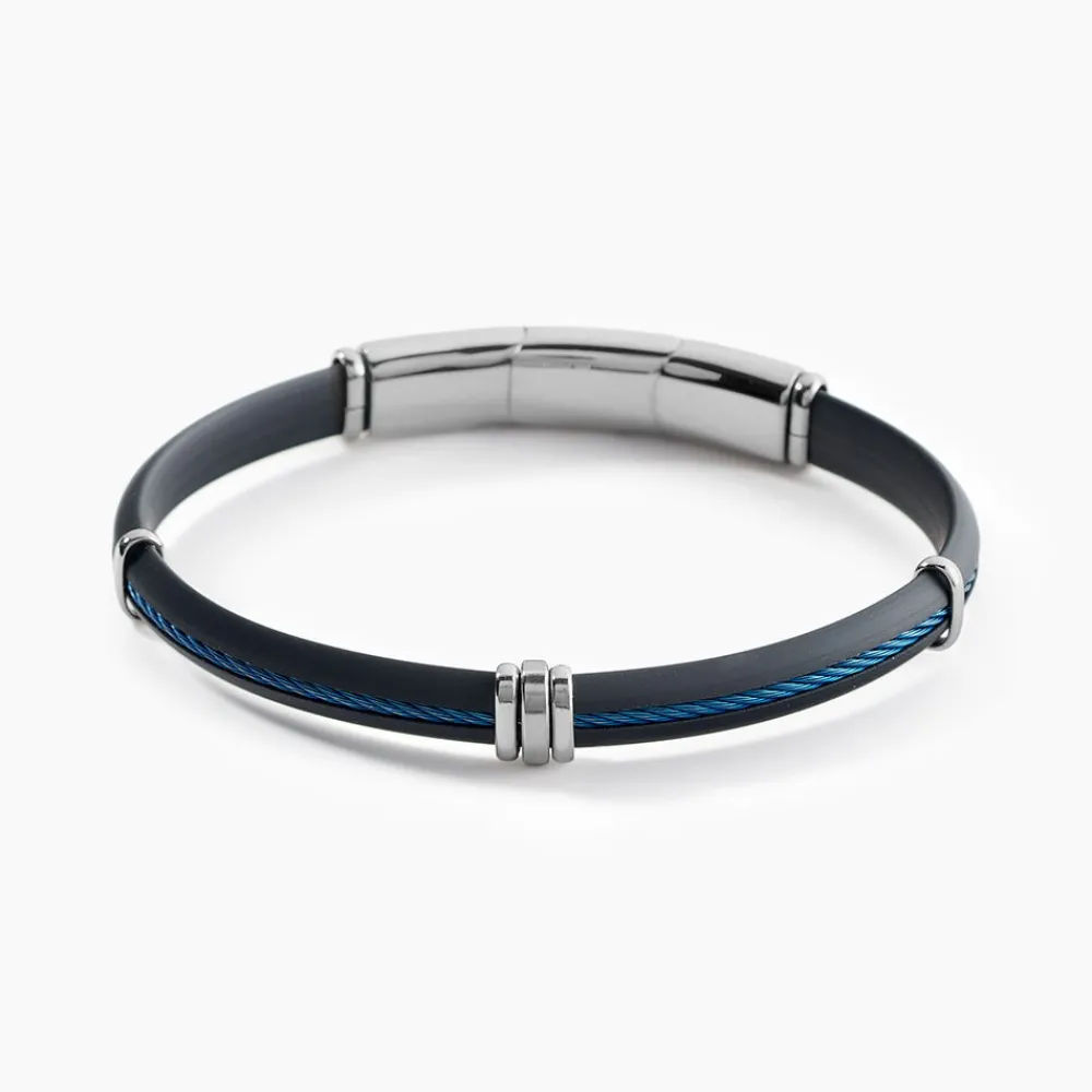 JOURDAN Bracelets Homme|Bijoux Homme > Bracelet Faro Caoutchouc Multicolore