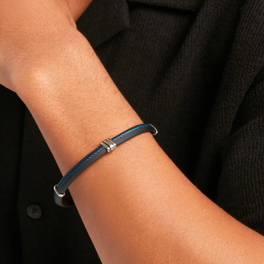JOURDAN Bracelets Homme|Bijoux Homme > Bracelet Faro Caoutchouc Multicolore