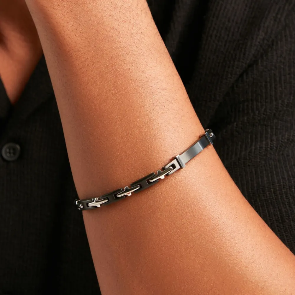 JOURDAN Bracelets Homme|Bracelets Acier Inoxydable > Bracelet Halldor Acier Argenté