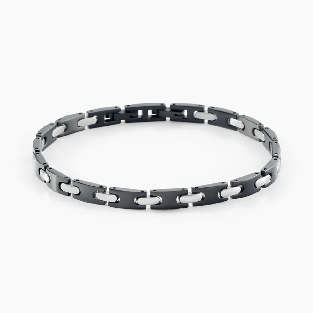 JOURDAN Bracelets Homme|Bracelets Acier Inoxydable > Bracelet Homme Dinema Acier Argente