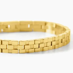 JOURDAN Bracelets Homme|Bracelets Acier Inoxydable > Bracelet Manathan Acier Doré