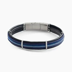 Bracelet Jourdan Marin Cuir Multicolore