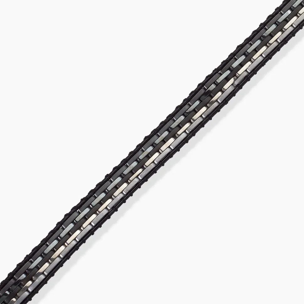 Bracelet Jourdan Orion Acier Noir