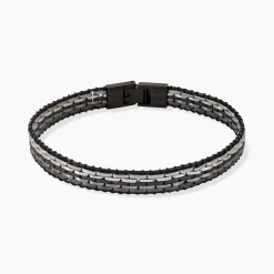 Bracelet Jourdan Orion Acier Noir