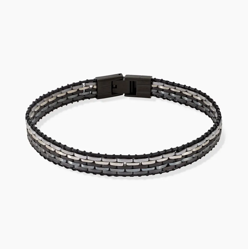 Bracelet Jourdan Orion Acier Noir