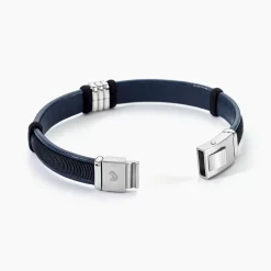 JOURDAN Bracelets Cuir|Bracelets Homme > Bracelet Orso Cuir Bleu
