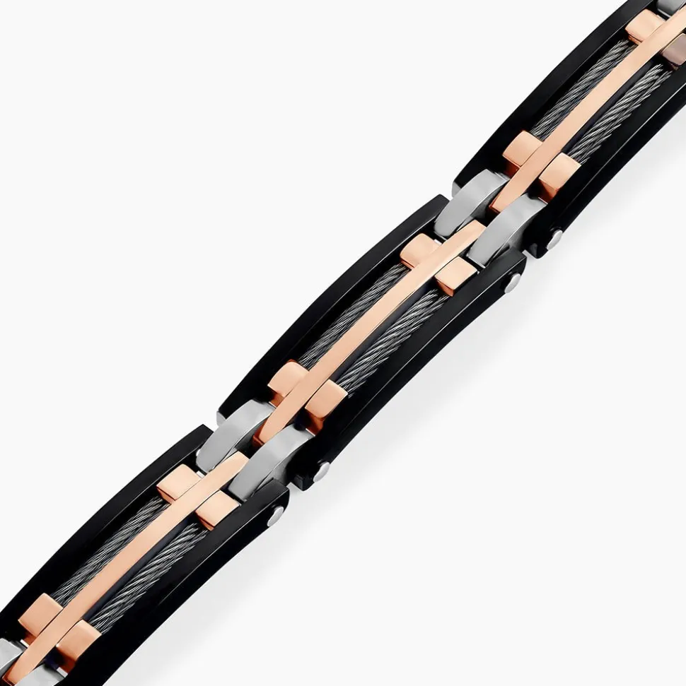 Bracelet Jourdan Priam Acier Bicolore