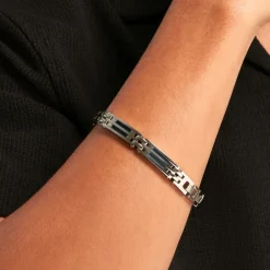 JOURDAN Bracelets Homme|Bracelets Acier Inoxydable > Bracelet Priam Acier Argenté