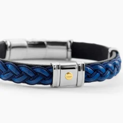JOURDAN Bracelets Homme|Bracelets Acier Inoxydable > Bracelet Trenza Acier Bicolore