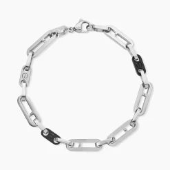 JOURDAN Bracelets Homme|Bracelets Acier Inoxydable > Bracelet Vilo Acier Argenté