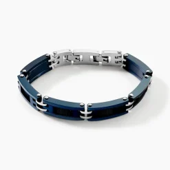 Bracelet Jourdan Zephir Acier Bleu