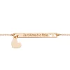 Bracelet Karelle Argent Rose