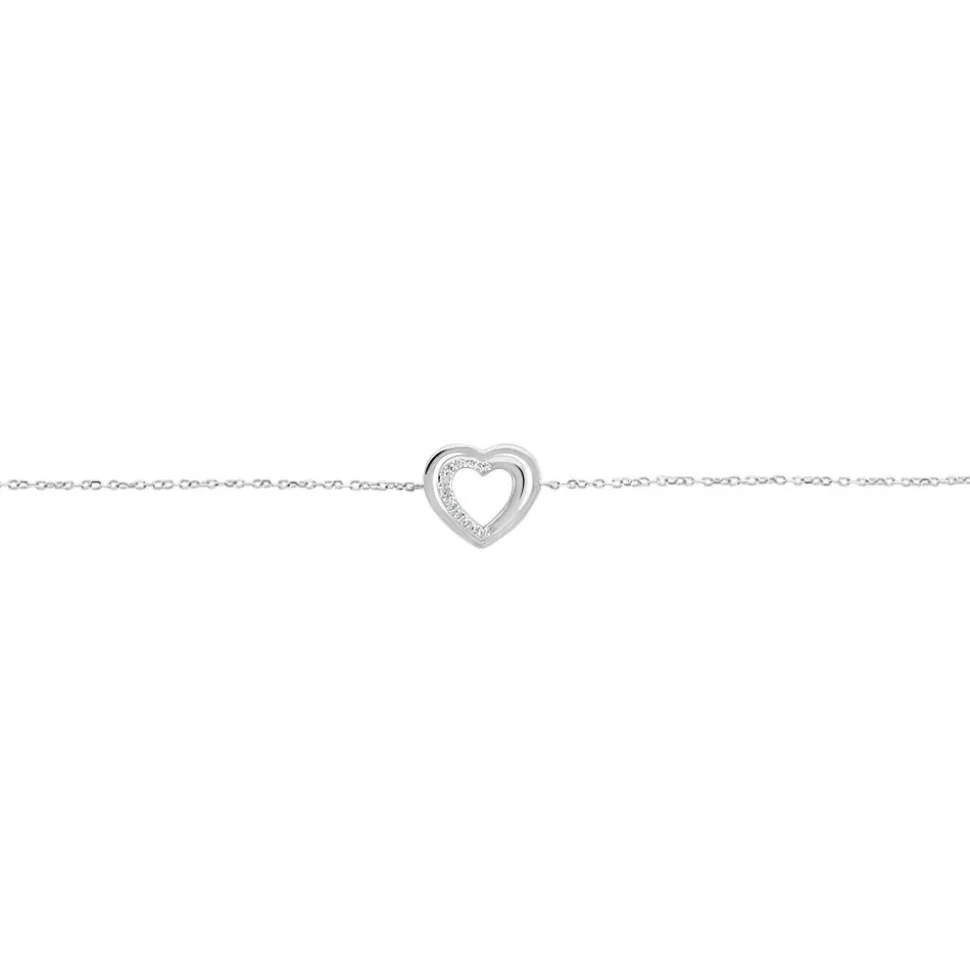 Bracelet Karlota Or Blanc Diamant