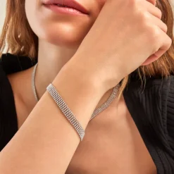 Marc Orian Bracelets|Bijoux Fantaisie > Bracelet Kelline Argent Blanc