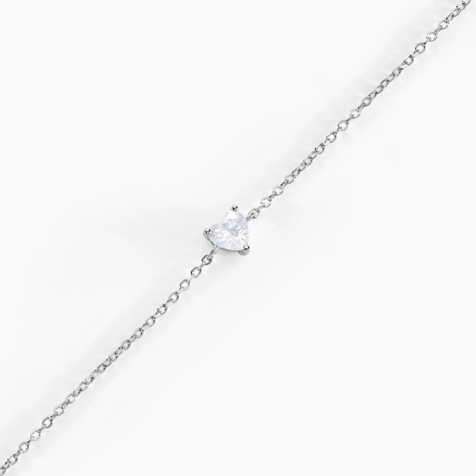 Bracelet Kelvyn Argent Blanc Oxyde De Zirconium