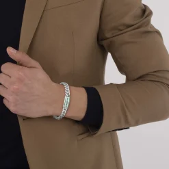 LACOSTE BIJOUX Bracelets Homme|Bracelets Acier Inoxydable > Bracelet Lacoste District Acier Blanc